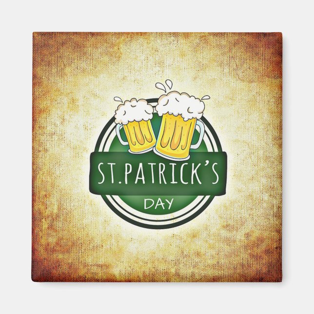 Klassischer Eleganter St. Patrick's Day Magnet (Vorne)