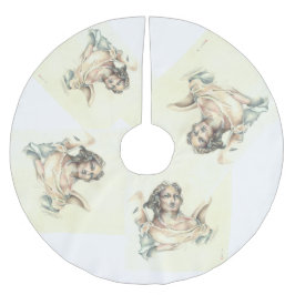 Klassischer Engelsbaumrock Polyester Weihnachtsbaumdecke