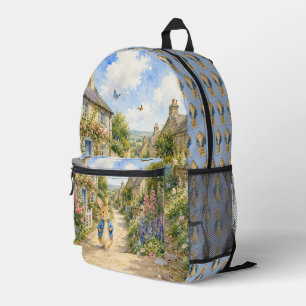 Klassischer englischer Landstadt-Hase Bedruckter Rucksack