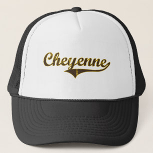 Klassischer Entwurf Cheyennes Wyoming Truckerkappe