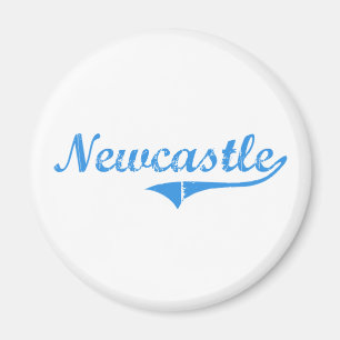 Klassischer Entwurf Newcastles Maine Magnet