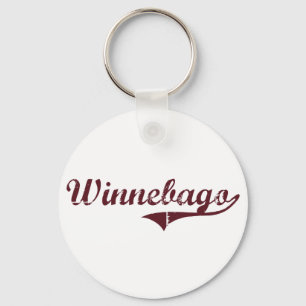 Klassischer Entwurf Winnebago-Minnesotas Schlüsselanhänger