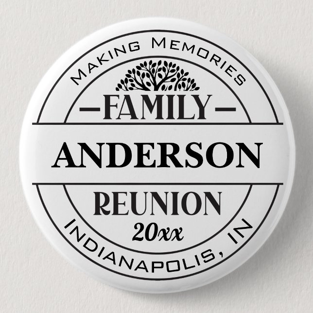 Klassischer Familienwiedervereinigungs-Button mit  Button (Von Creator hochgeladen)