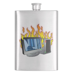 Klassischer Feuerkolben Flachmann