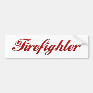 Klassischer Feuerwehrmann Autoaufkleber