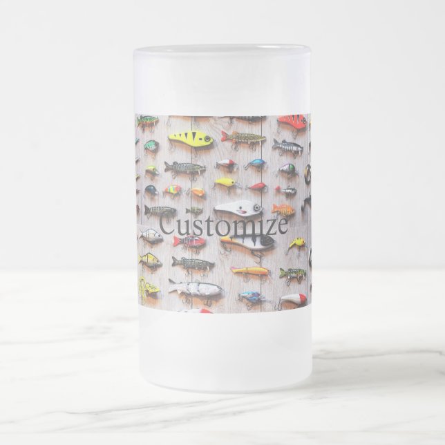 Klassischer Fischfang Thunder_Cove Mattglas Bierglas (Mittel)