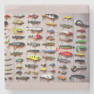 Klassischer Fischfang Thunder_Cove Steinuntersetzer