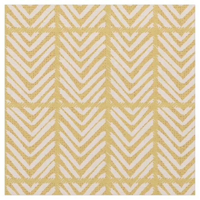 Klassischer Fischgrät-Tweeddruck - neutral butter  Stoff (Nahaufnahme)