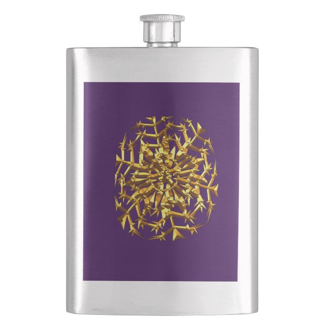 Klassischer Flask Flachmann (Vorderseite)