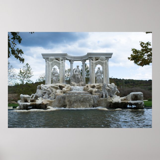 Klassischer Fontain Poster (Vorne)