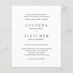 Klassischer formeller QR-Kodex Einladung zur Hochz