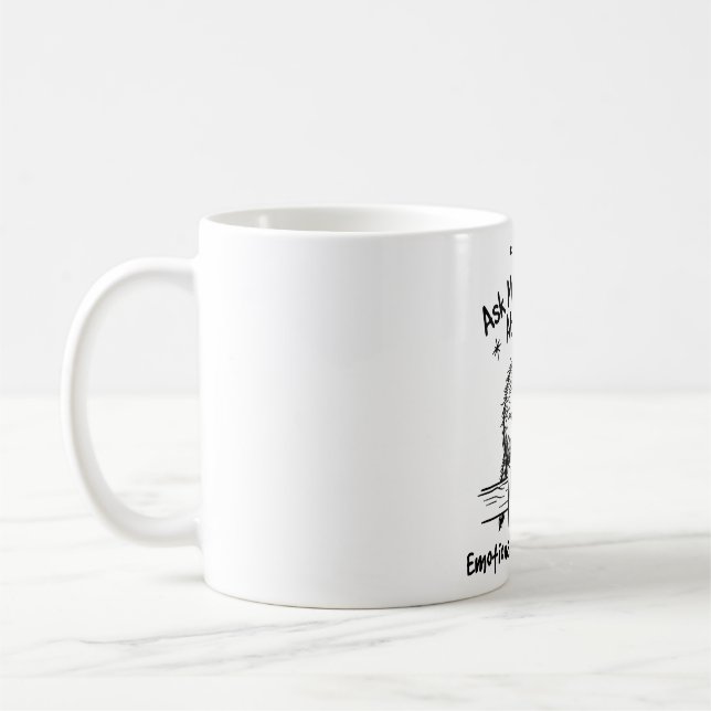 Klassischer Frettchen-Becher Lustig Eigenartig Kaffeetasse (Links)