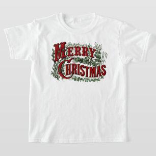Klassischer "Frohe Weihnachten" Kids-T - Shirt