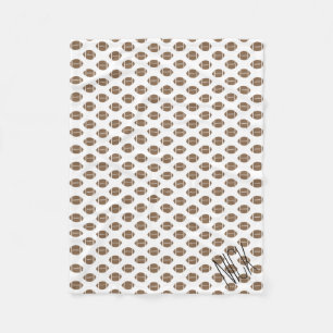 Klassischer Fußball Fleecedecke