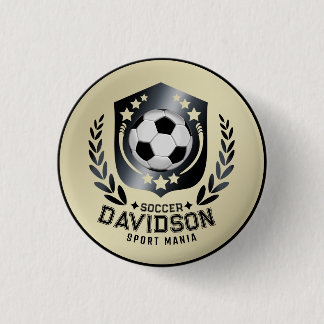Klassischer Fußballschild | Benutzerdefinierter Te Button