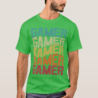 Klassischer Gamer Retro 70er 80er Videospiele Lieb T-Shirt