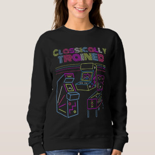 Klassischer Gamer Retro Old School Arcade Sweatshirt