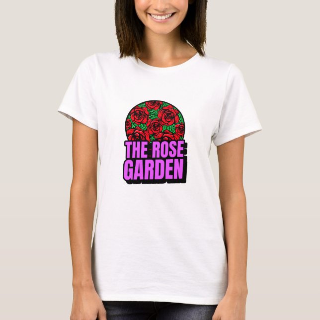 Klassischer Garten der Rose T-Shirt (Vorderseite)