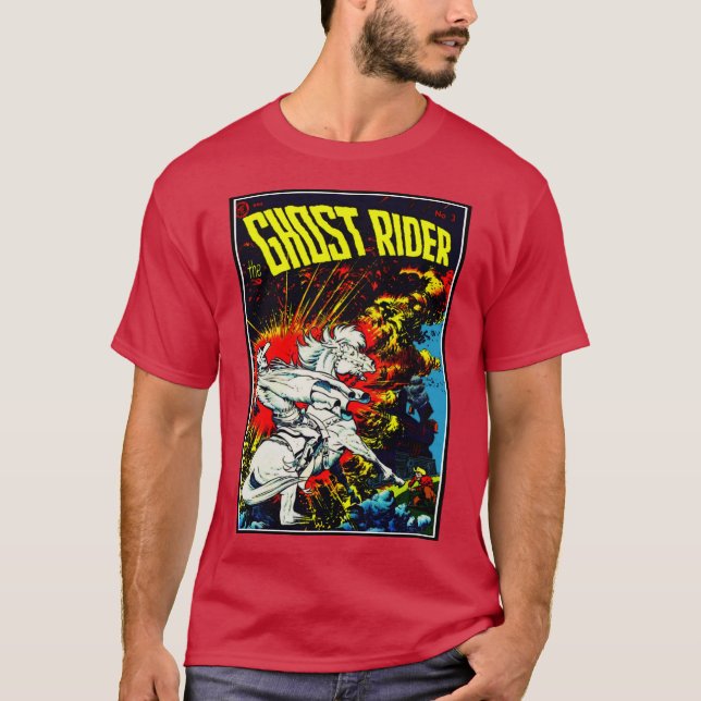 Klassischer "Ghostrider"-T - Shirt der 50er Jahre (Vorderseite)