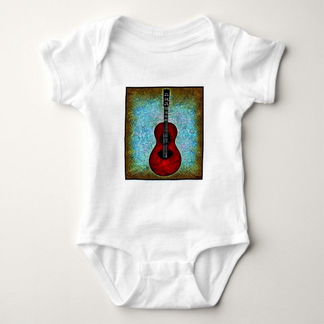 Klassischer Gitarren-T - Shirt (Vorderseite)