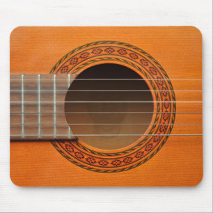 Klassischer Gitarrenorange Tan Mousepad