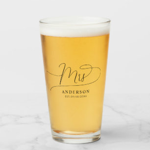 Klassischer Glass Cup in Schwarz und Creme Glas