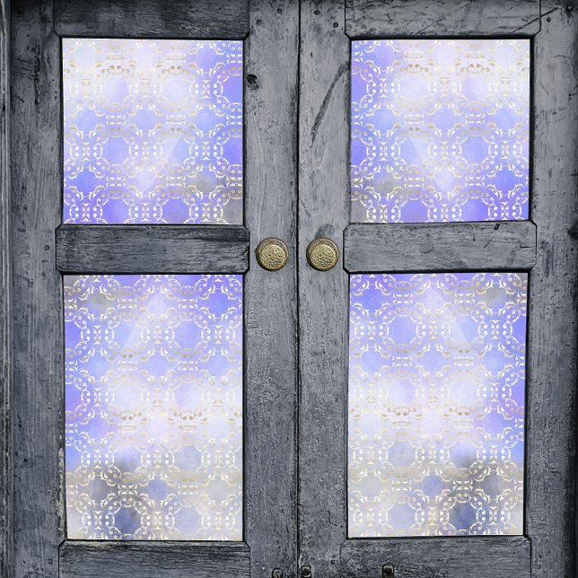 Klassischer Goldschatten auf Lila Entfärbung Seidenpapier (Von Creator hochgeladen)