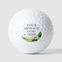 Klassischer Golf Buggy personalisierte Nachricht