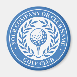 Klassischer Golf-Sieg-Kranz mit individuellem Name Magnet