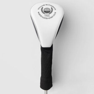 Klassischer Golfclub-Name personalisiert Golf Headcover