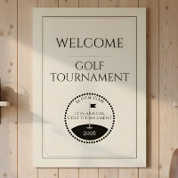 Klassischer Golfclub-Turniername Willkommen
