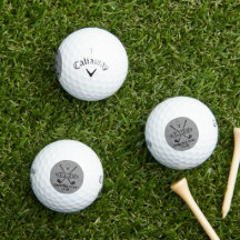 Klassischer grauer Golfclub-Spielernahme