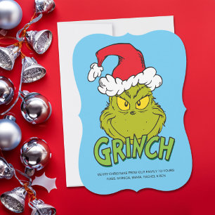 Klassischer Grinch   Böse oder Braver Feiertagskarte
