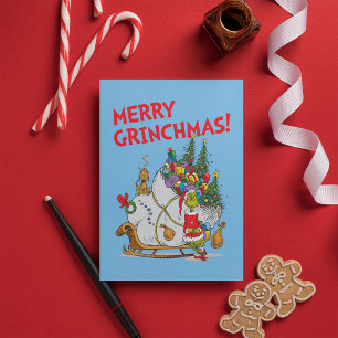 Klassischer Grinch Der Grinch & Max auf der Fluc Postkarte