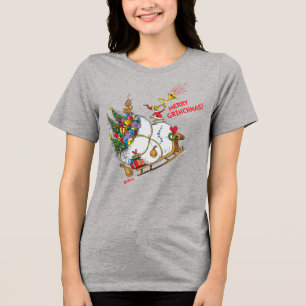 Klassischer Grinch Frohe Grinch-Weihnachten! Tri-Blend Shirt