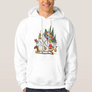 Klassischer Grinch   Grinch & Max mit Schlitten Hoodie