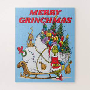 Klassischer Grinch Grinch & Max mit Schlitten Puzzle