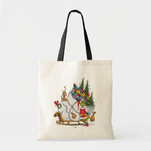 Klassischer Grinch   Grinch & Max mit Schlitten Tragetasche