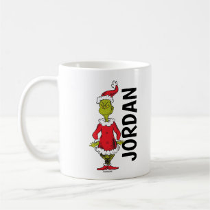 Klassischer Grinch Maßgeschneiderter Weihnachtsm Kaffeetasse