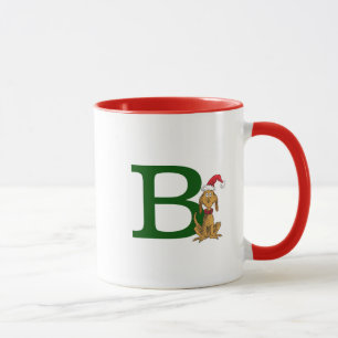 Klassischer Grinch Max   Monogramm B Tasse