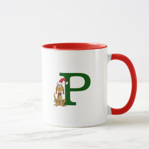 Klassischer Grinch Max   Monogramm P Tasse