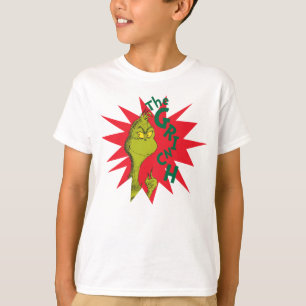 Klassischer Grinch   Rote Sternenexplosion T-Shirt
