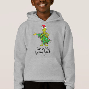 Klassischer Grinch   Unartig Hoodie