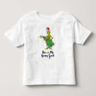 Klassischer Grinch Unartig Kleinkind T-shirt