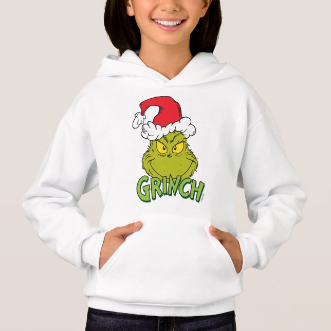 Klassischer Grinch | Unartig oder Nett Hoodie (Vorderseite)