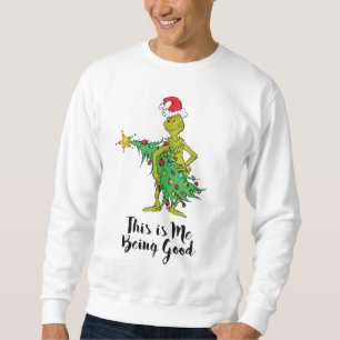 Klassischer Grinch Unartig Sweatshirt