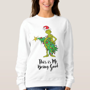 Klassischer Grinch Unartig Sweatshirt