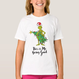 Klassischer Grinch Unartig T-Shirt