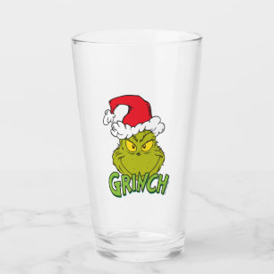 Klassischer Grinch Ungezogen oder Nett Glas