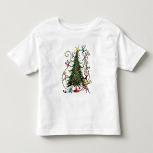 Klassischer Grinch   Weihnachtsbaum Kleinkind T-shirt